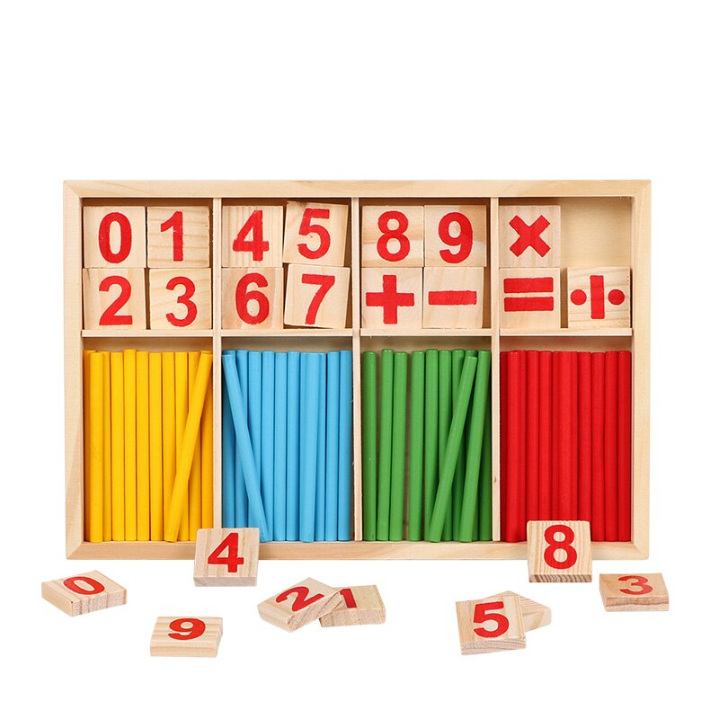Jeux mathématique en bois Montessori promo jouets