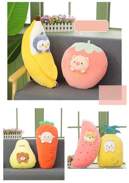 Peluches fruits