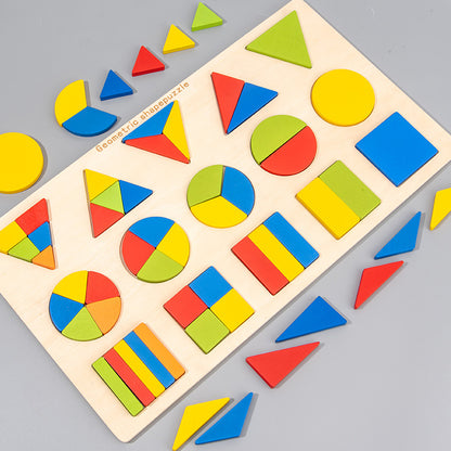 Puzzle géométrique Montessori promo jouets