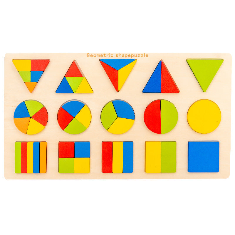 Puzzle géométrique Montessori 